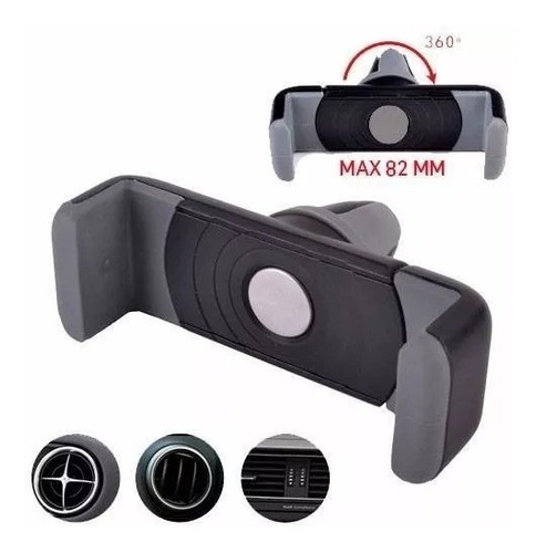 Imagen 3 de 3 de Soporte Celular Gps Universal Auto Rejilla Aire Ventilacion