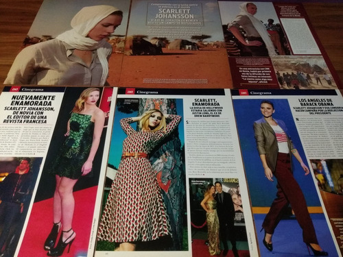 (al095) Scarlett Johansson * Recortes Revistas Clippings