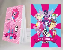 Comprar Equestria Girls Souvenir Anotador Personalizado 7x10cm X45