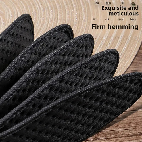 1 Pair Perforated Bamboo Charcoal Black - 38 Yards - Bamboo
