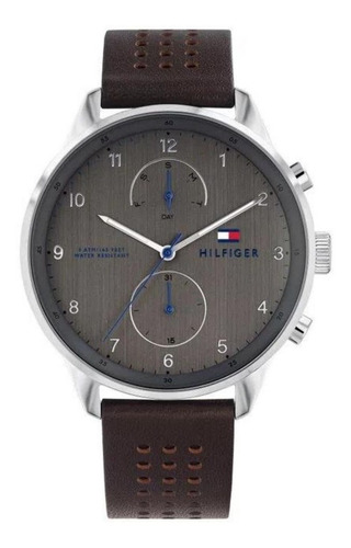 Imagen 2 de 9 de Gift Set Reloj Hombre Tommy Hilfiger + Pulsera Cuero 2770047