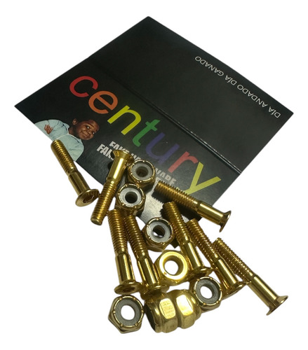 Tornillos Skate Century 1 Dorados Golden Bolts