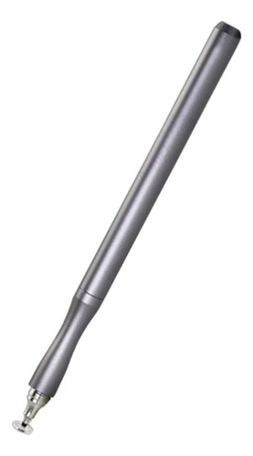 Caneta Touch Screen Stylus Ponta Fina Ergonômico - Cinza