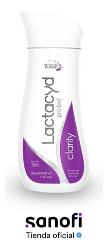 Lactacyd clarity shampoo íntimo de uso diario, 220ml