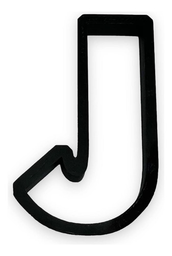 J Capital Block Letter Cookie Cookie Cookie Con Diseño Fácil
