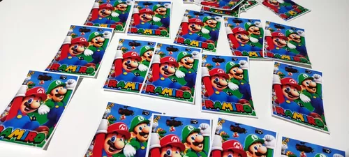 Stickers para golosinas Super Mario Bross