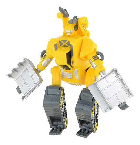 Muñeco Robot Grua Excavadora 26cm Converters Transformer