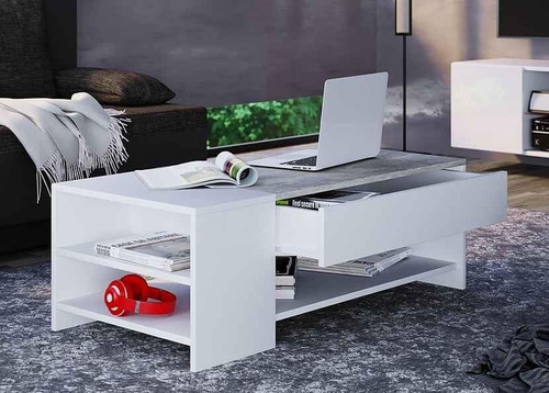 Mesa Ratona De Centro Moderna Living  Fabrica Mr-202