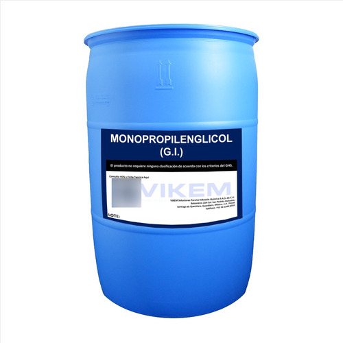 Monopropilenglicol (propilenglicol) G.industrial Tambo 200 L