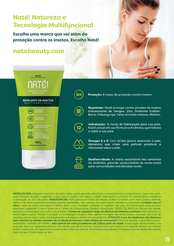 Repelente Multifuncional Naté! 120g