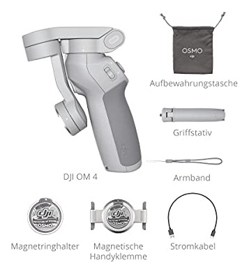 Dji Om 4 3-axis Smartphone Gimbal, Diseño Magnético, Portáti