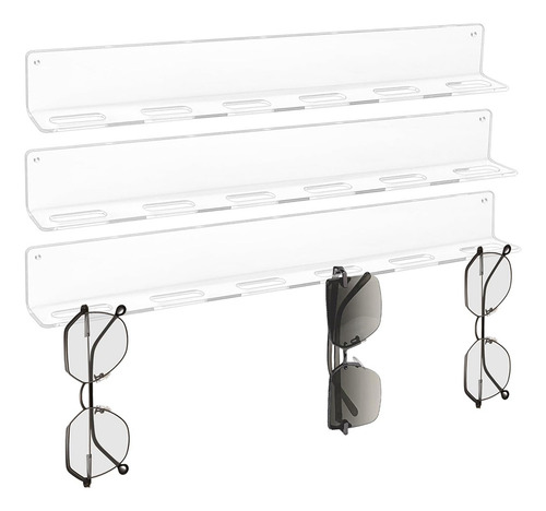 Expositor De Gafas De Acrílico Transparente Para Pared X0sun