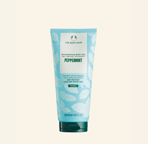 Gel Corporal Revigorante Peppermint 200ml Fragrância Refrescante
