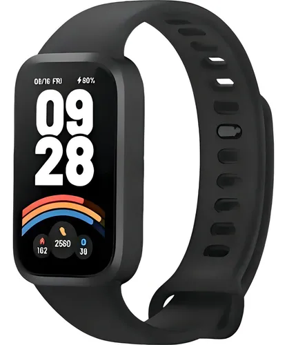 Smartwatch Xiaomi Smart Band 9 Active Pulseira Lisa Caixa Preto P...