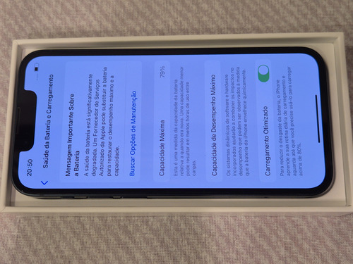 iPhone 13 Mini 128gb 79% Anatel Nf Cx Td Org Perf Ú Dn Gar (Usado)