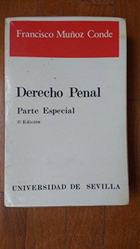 Libro Derecho Penal Parte Especial De Francisco Muñoz Conde