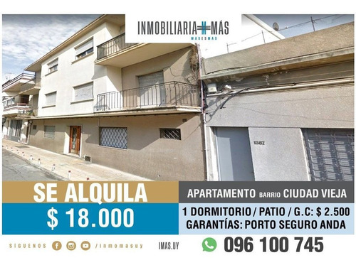 Imagen 1 de 12 de Apartamento Alquiler Ciudad Vieja Montevideo Imas.uy F *