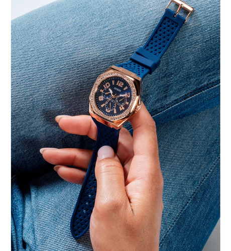 Reloj Guess Para Mujer Zest Color Azul