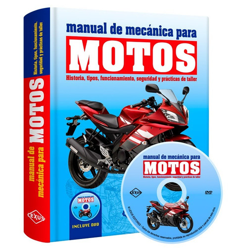Libro Manual De Reparación Mecánica Para Motos + Dvd