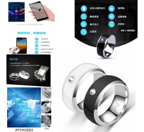 Anillo Inteligente Multifuncional Nfc Para Tecnología Androi