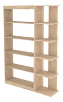 Comprar Combo 2 Bibliotecas Modular Divisor Ambiente Mueble Oficina