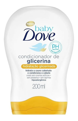  Condicionador Dove Baby Hidratação Glicerinada 200ml