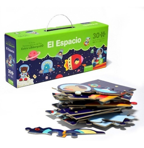 Imagen 3 de 12 de Oveja Negra Puzzle Extralargo El Espacio Colores En Fuga Kid