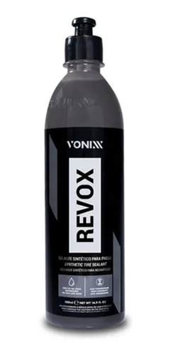 Revox Selante Pneu Pretinho Vonixx 500ml Resistente À Água