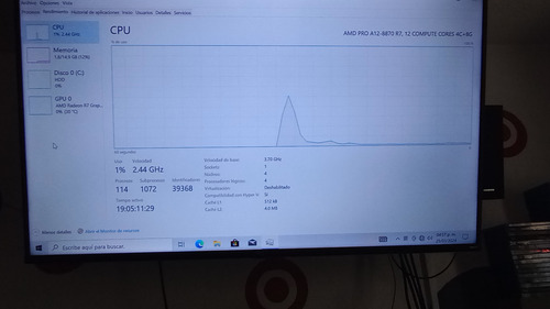Cpu Hp Elitedesk Amd A12 8870 De 3.7ghz, 16gb Ram (Usado)