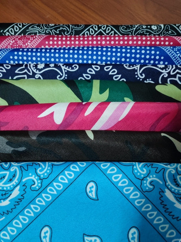 Imagen 3 de 5 de Pañoletas Bandanas 3 Unidades