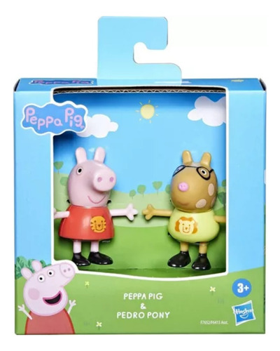 Peppa Pig Y Sus Amigos Pack X2 Peppa Y Pedro Hasbro
