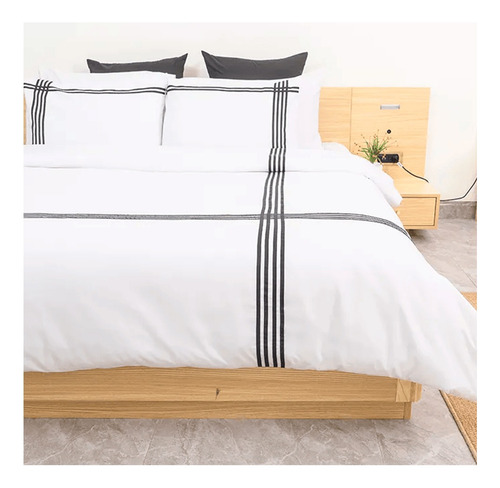 Duvet Funda De Plumón King Size 100% Algodón Marine Import