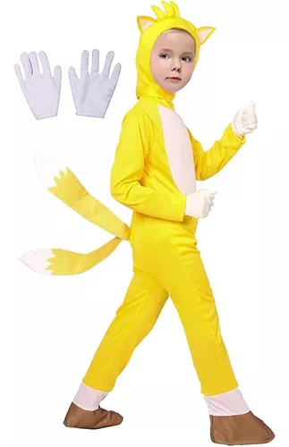 Fantasia De Halloween Sonic The Hedgehog Tails Cosplay+cabeç