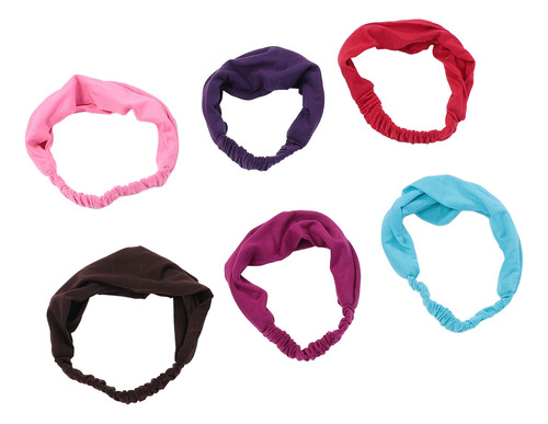 Diademas Elásticas Para Accesorios Para El Cabello, 6 Unidad