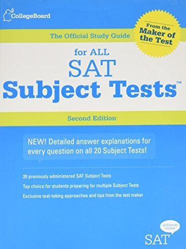 Book : The Official Study Guide For All Sat Subject Tests...