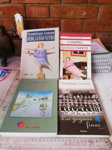 Lote 4 Libros Guadalupe Loaeza