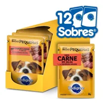 Comprar Pedigree Alimento Húmedo Sobrecito Perro Raza Peq Carne 12un