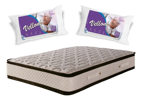 Colchon Cannon Sublime Doble Pillow 140x190 +2 Alm Premium