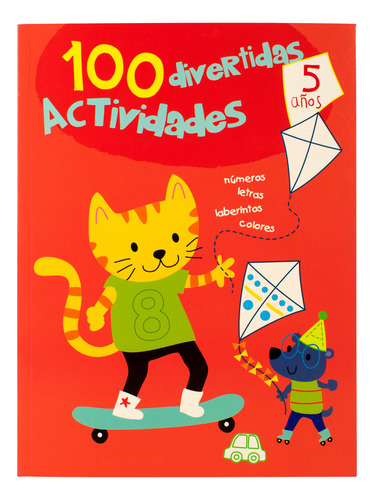 Libro Infantil Con 100 Divertidas Actividades 5 Años
