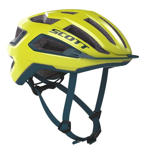 Capacete Scott Arx Cor Amarelo Tamanho L (59-61cm)