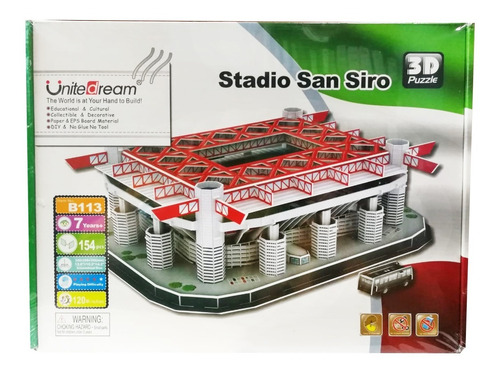 Rompecabezas 3d Estadios Fútbol Armables Unite Dream Puzzle