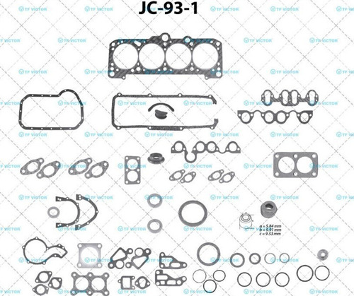 Juego De Juntas 4 Cil. Motor 1800 C.c. Jetta 84-97