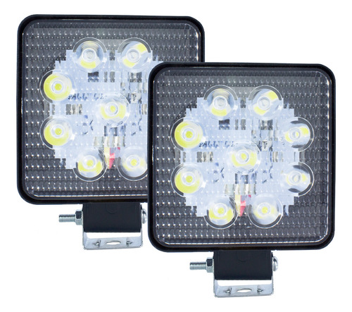 Set De Faros 41 Leds 48w Luz Blanca Tunelight Universales