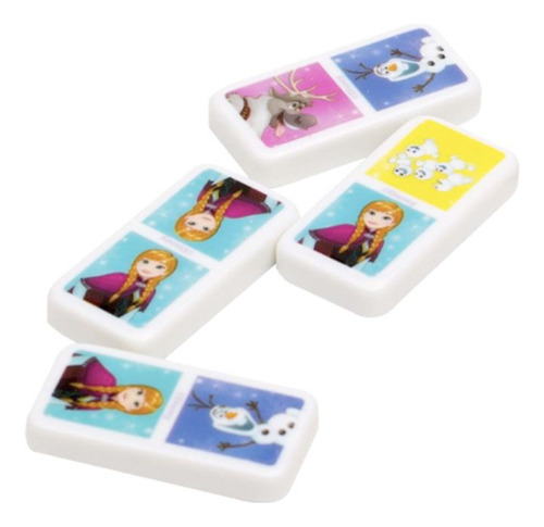 Dominos Frozen Set Caja Metalica