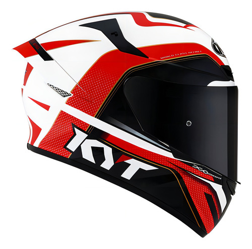 Capacete Kyt Tt Course Grand Prix Azul/vermelho