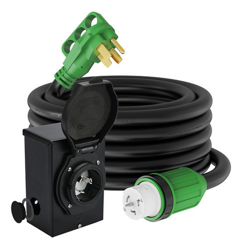 Rvguard Kit Combinado De Energia De Emergencia, Cable Genera