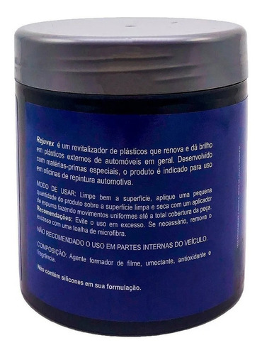 Imagem 3 de 8 de Revitalizador De Plasticos Rejuvex 400g Vonixx
