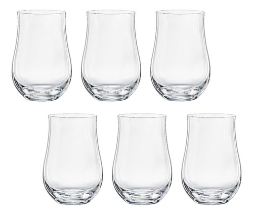 Jogo 6 Copos Cristal Para Vinho 450ml Linha Tulipa Bohemia Cor Incolor