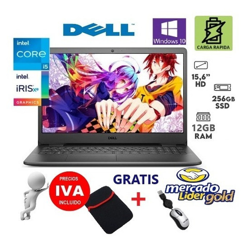 Imagen 1 de 7 de Portatil Dell-3501 Intel I5-11th Gen /12gb/ssd 256gb Inc Iva
