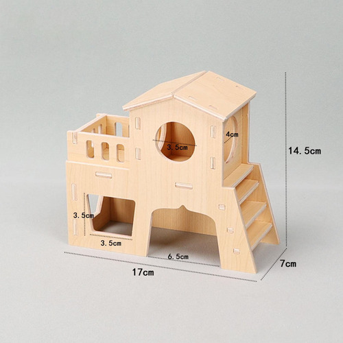 Casa De Madera Para Hámster, Escondite, Casa Histórica